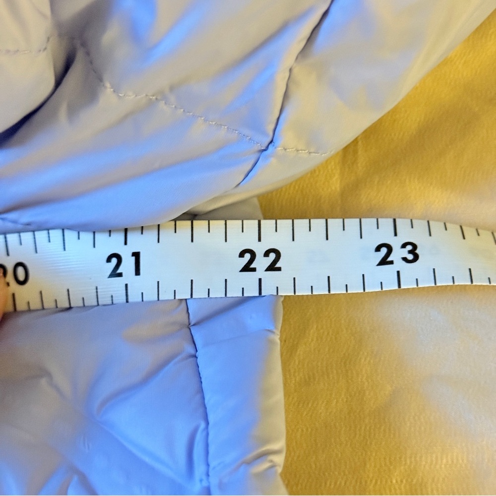 Vgrass Light Periwinkle Bonded Goose Down Puffer … - image 8